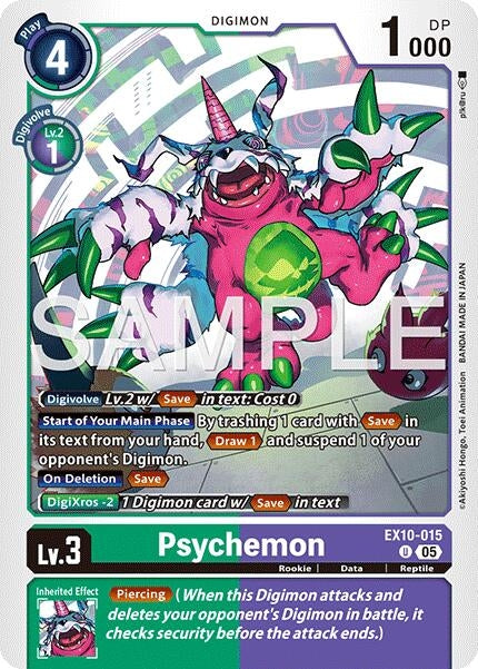 Image for Psychemon (EX10-015 U) (Sinister Order) - Digimon Card Game