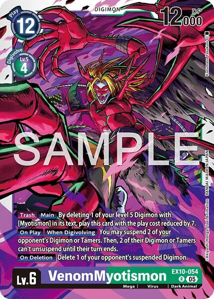 Image for VenomMyotismon (EX10-054 R) (Sinister Order) - Digimon Card Game