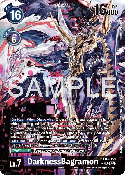 Image for DarknessBagramon (Alternate Art) (EX10-059 SR) (Sinister Order) - Digimon Card Game