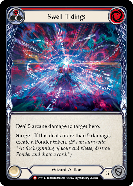 Swell Tidings [DYN195] (Dynasty) Rainbow Foil
