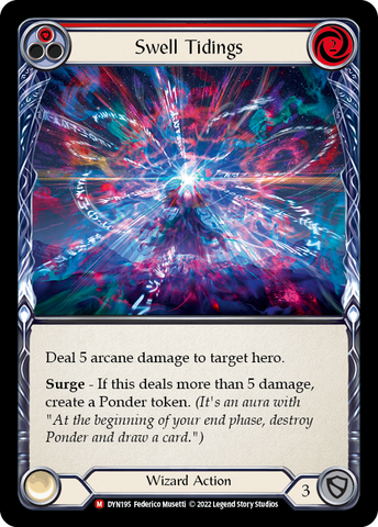 Swell Tidings [DYN195] (Dynasty) Rainbow Foil