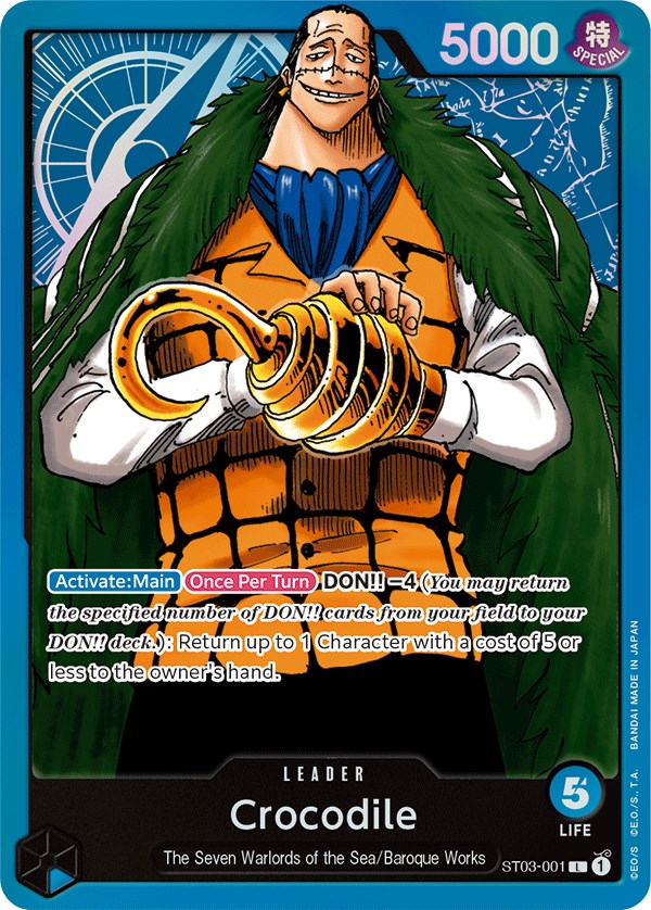 Crocodile (001) (ST03-001) [Starter Deck: The Seven Warlords of The Sea]