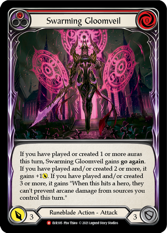 Swarming Gloomveil [EVR105] (Everfest) Rainbow Foil