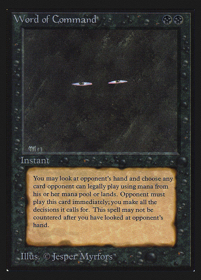 Word of Command (IE) [Intl. CollectorsÃ¢â‚¬â„¢ Edition]