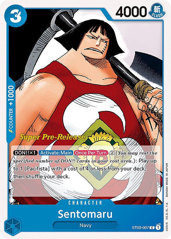 Sentomaru (ST03-007) [Super Pre-Release Starter Deck: The Seven Warlords of the Sea]