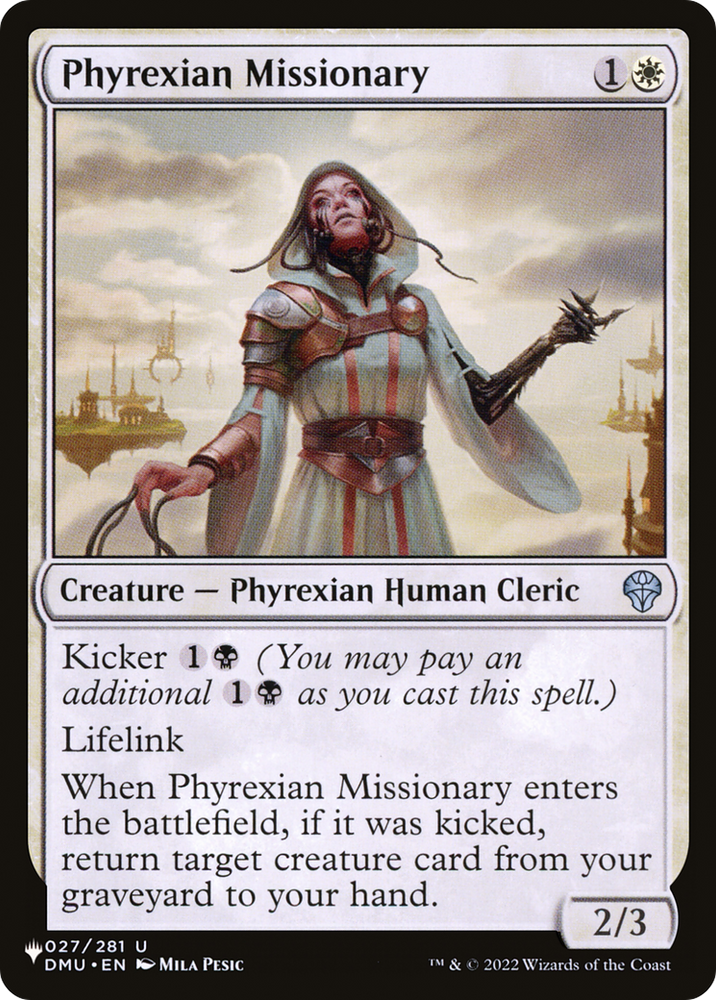 Phyrexian Missionary [The List Reprints]