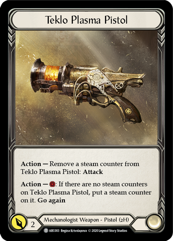 Teklo Plasma Pistol [U-ARC003] (Arcane Rising Unlimited)  Unlimited Normal