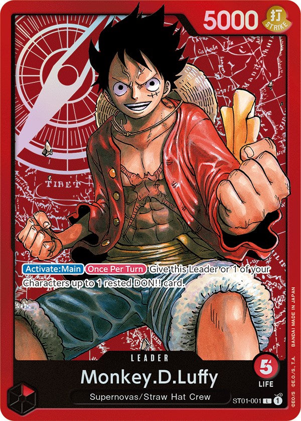 Monkey.D.Luffy (001) (ST01-001) [Starter Deck: Straw Hat Crew]