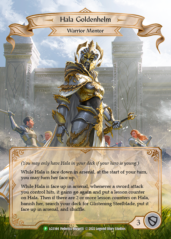 Hala Goldenhelm [LGS144] (Promo) Rainbow Foil