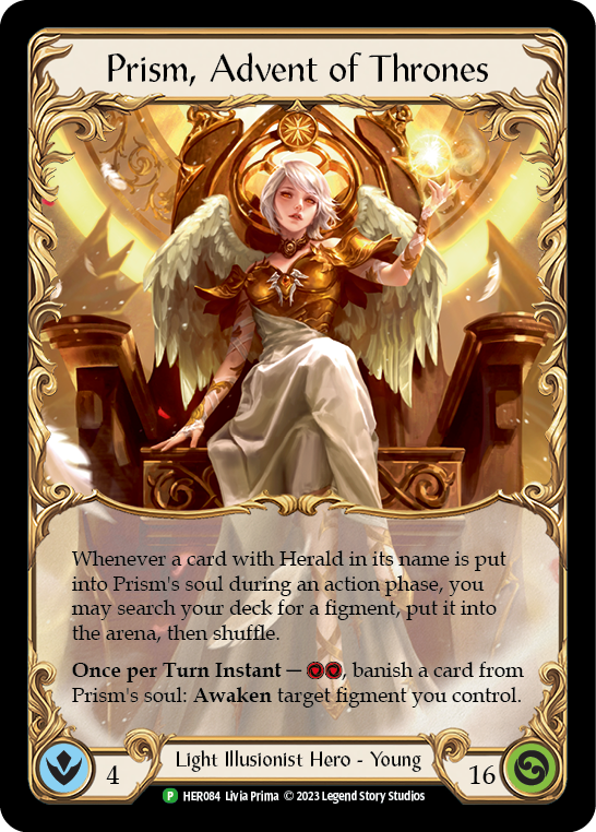 Prism, Advent of Thrones [HER084] (Promo) Cold Foil
