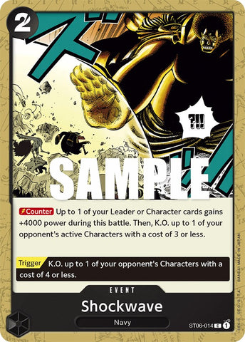 Shockwave (ST06-014) [Starter Deck: Absolute Justice]