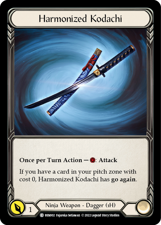 Harmonized Kodachi [BEN002] [Outsiders Benji Blitz Deck]