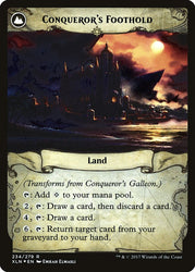Conqueror's Galleon // Conqueror's Foothold  (Prerelease) [Ixalan Prerelease Promos]