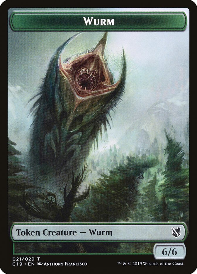 Beast (013) // Wurm Double-sided Token [Commander 2019]