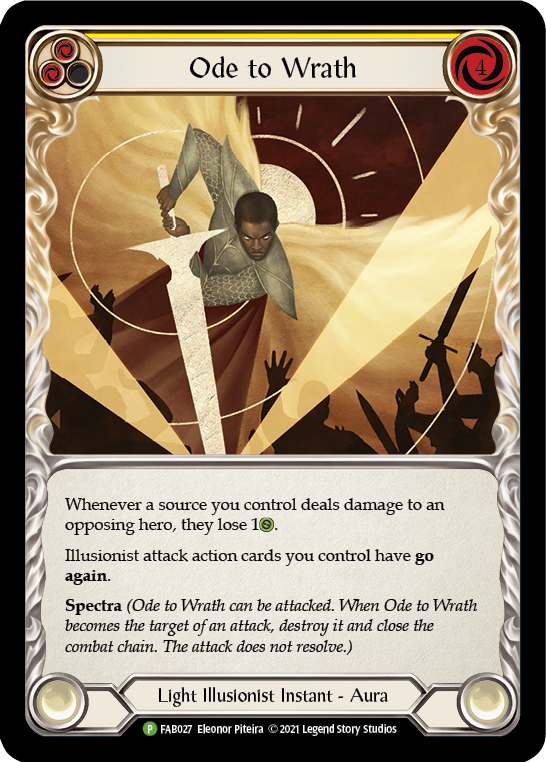Ode to Wrath [FAB027] (Promo) Cold Foil