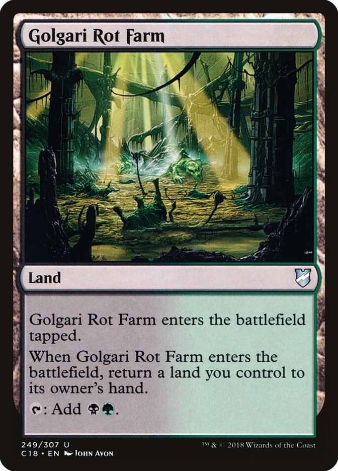 Golgari Rot Farm [Commander 2018]