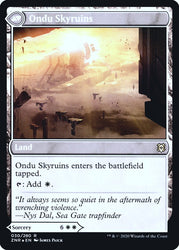 Ondu Inversion // Ondu Skyruins  [Zendikar Rising Prerelease Promos]