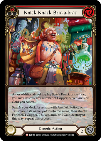 Knick Knack Bric-a-brac [EVR159] (Everfest) Extended Art Rainbow Foil