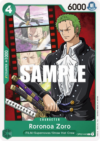 Roronoa Zoro (OP02-043) [Paramount War]