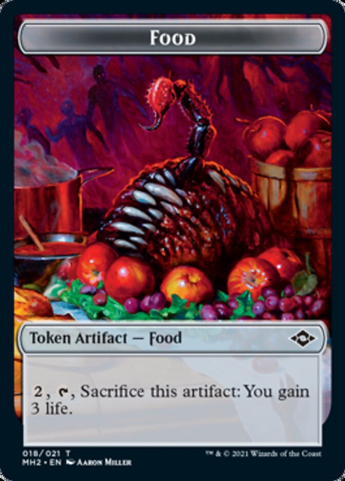 Bird Token // Food Token (#18) [Modern Horizons 2 Tokens]