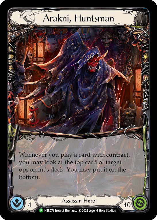 Arakni, Huntsman [HER074] (Promo) Cold Foil