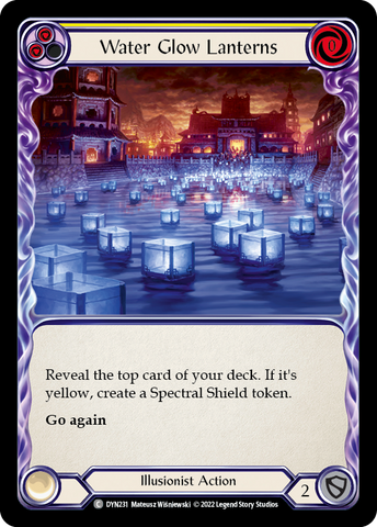 Water Glow Lanterns (Yellow) [DYN231] (Dynasty) Rainbow Foil