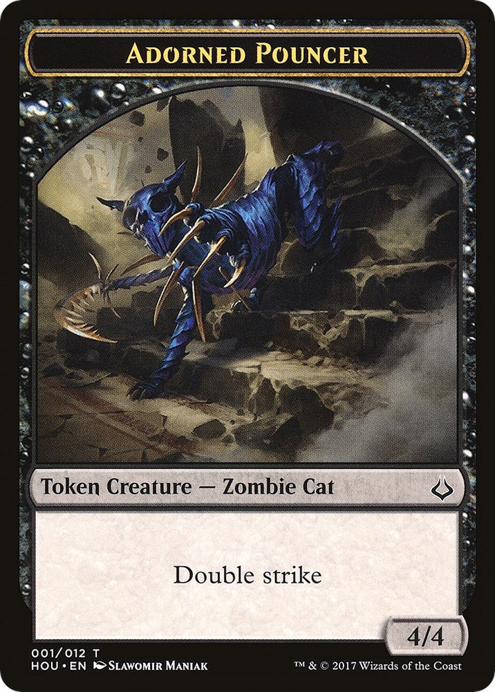 Adorned Pouncer // Horse Double-sided Token [Hour of Devastation Tokens]