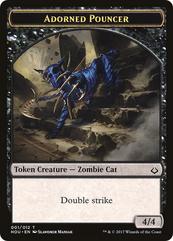Adorned Pouncer // Horse Double-sided Token [Hour of Devastation Tokens]