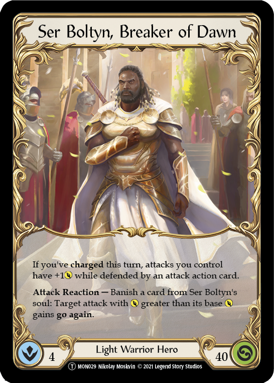 Ser Boltyn, Breaker of Dawn // Boltyn [U-MON029 // U-MON030] (Monarch Unlimited) Unlimited Normal