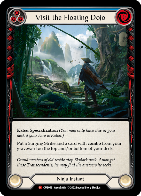 Visit the Floating Dojo [OUT055] (Outsiders) Rainbow Foil