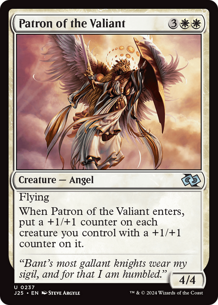 Patron of the Valiant [Foundations Jumpstart]