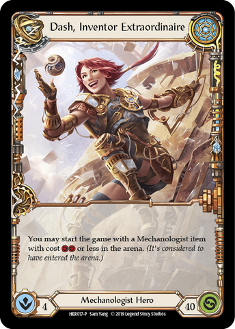 Dash, Inventor Extraordinaire [HER017-P] (Promo) 1st Edition Rainbow Foil