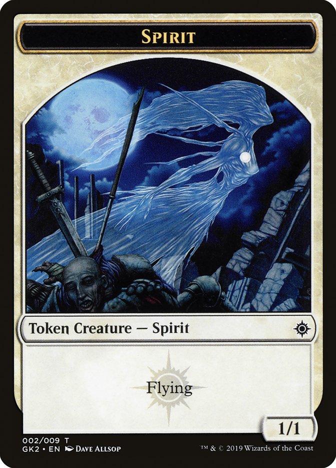 Spirit (002) // Spirit (010) Token [Ravnica Allegiance: Guild Kits]