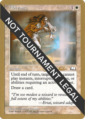 Abeyance (Janosch Kuhn) [World Championship Decks 1997]