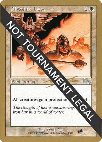 Absolute Law (Nicolas Labarre) (SB) [World Championship Decks 2000]