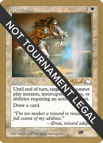 Abeyance (Brian Hacker) (SB) [World Championship Decks 1998]