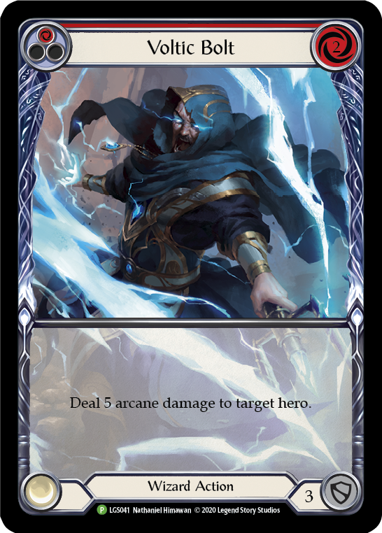 Voltic Bolt (Red) [LGS041] (Promo) Rainbow Foil