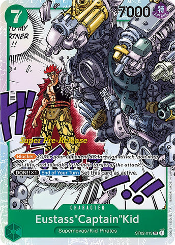 Eustass"Captain"Kid (013) (ST02-013) [Super Pre-Release Starter Deck: Worst Generation]