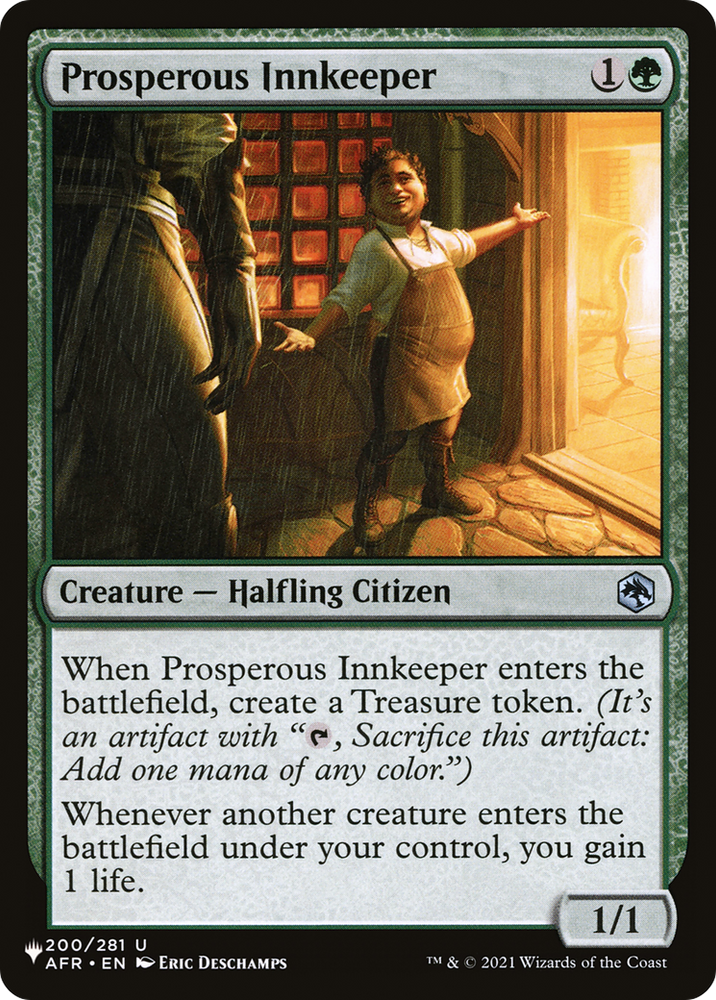 Prosperous Innkeeper [The List Reprints]