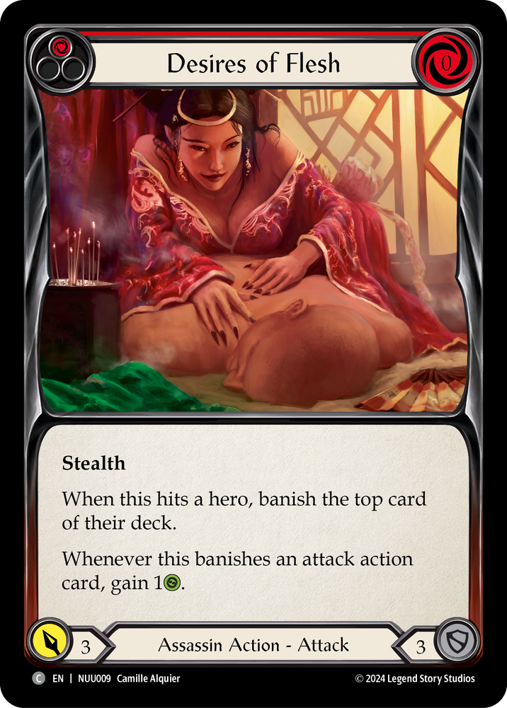 Desires of Flesh (Red) [NUU009] [Part the Mistveil Nuu Blitz Deck]