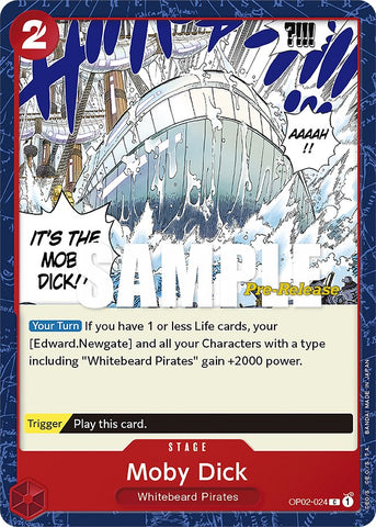 Moby Dick (OP02-024) [Paramount War Pre-Release Cards]