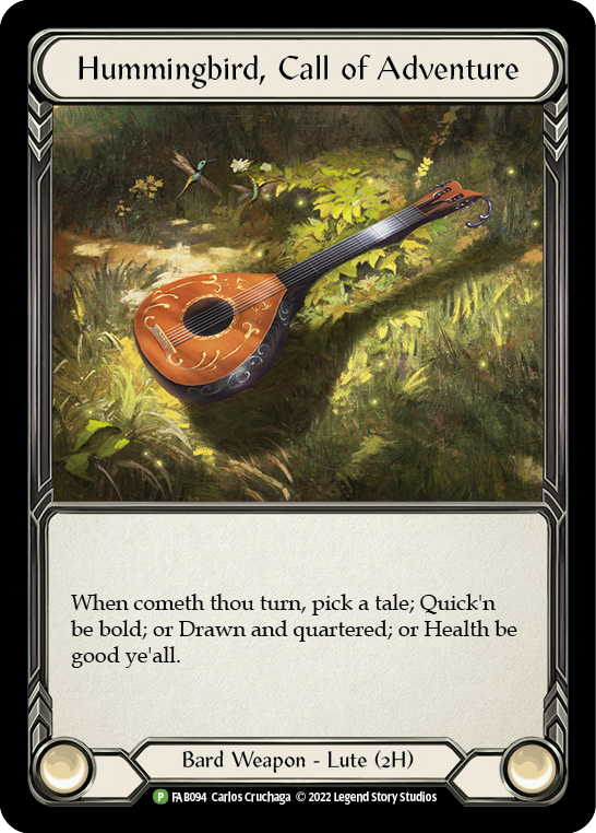Hummingbird, Call of Adventure [FAB094] (Promo) Cold Foil