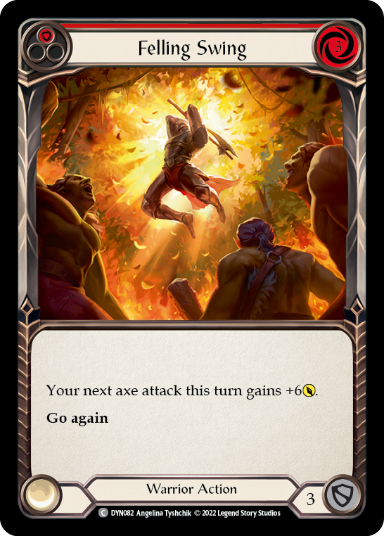 Felling Swing (Red) [DYN082] (Dynasty) Rainbow Foil