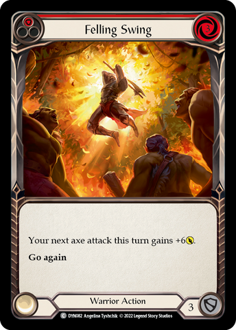 Felling Swing (Red) [DYN082] (Dynasty) Rainbow Foil