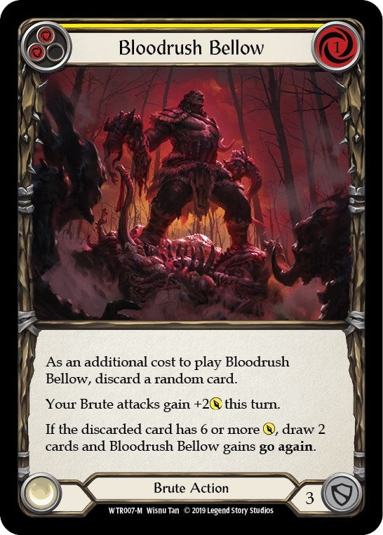 Image for Bloodrush Bellow (WTR007) - Flesh and Blood TCG