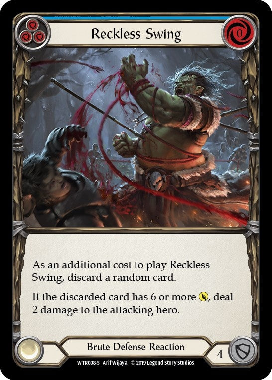 Image for Reckless Swing (WTR008) - Flesh and Blood TCG