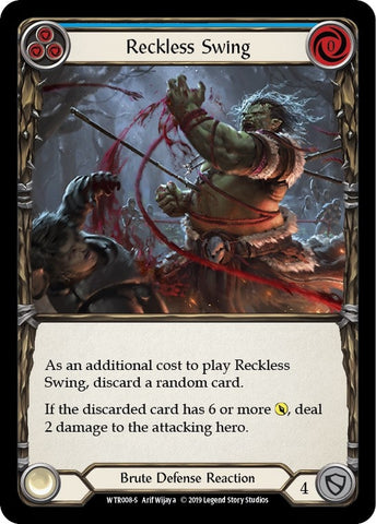 Image for Reckless Swing (WTR008) - Flesh and Blood TCG