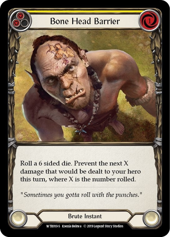 Image for Bone Head Barrier (WTR010) - Flesh and Blood TCG