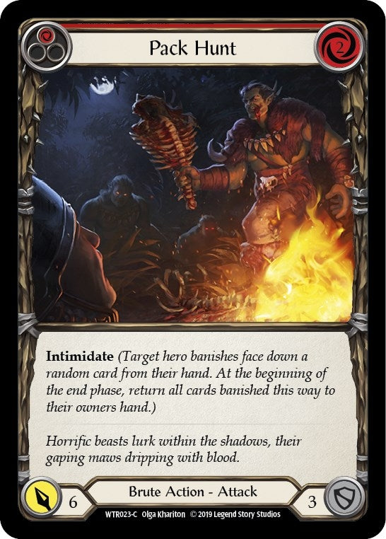 Image for Pack Hunt (Red) (WTR023) - Flesh and Blood TCG