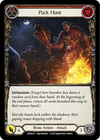Image for Pack Hunt (Red) (WTR023) - Flesh and Blood TCG